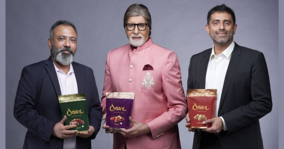 Omara Dates has brought Amitabh Bachchan as strategic partner & brand ambassador to introduce Gourmet Saudi Dates to India
